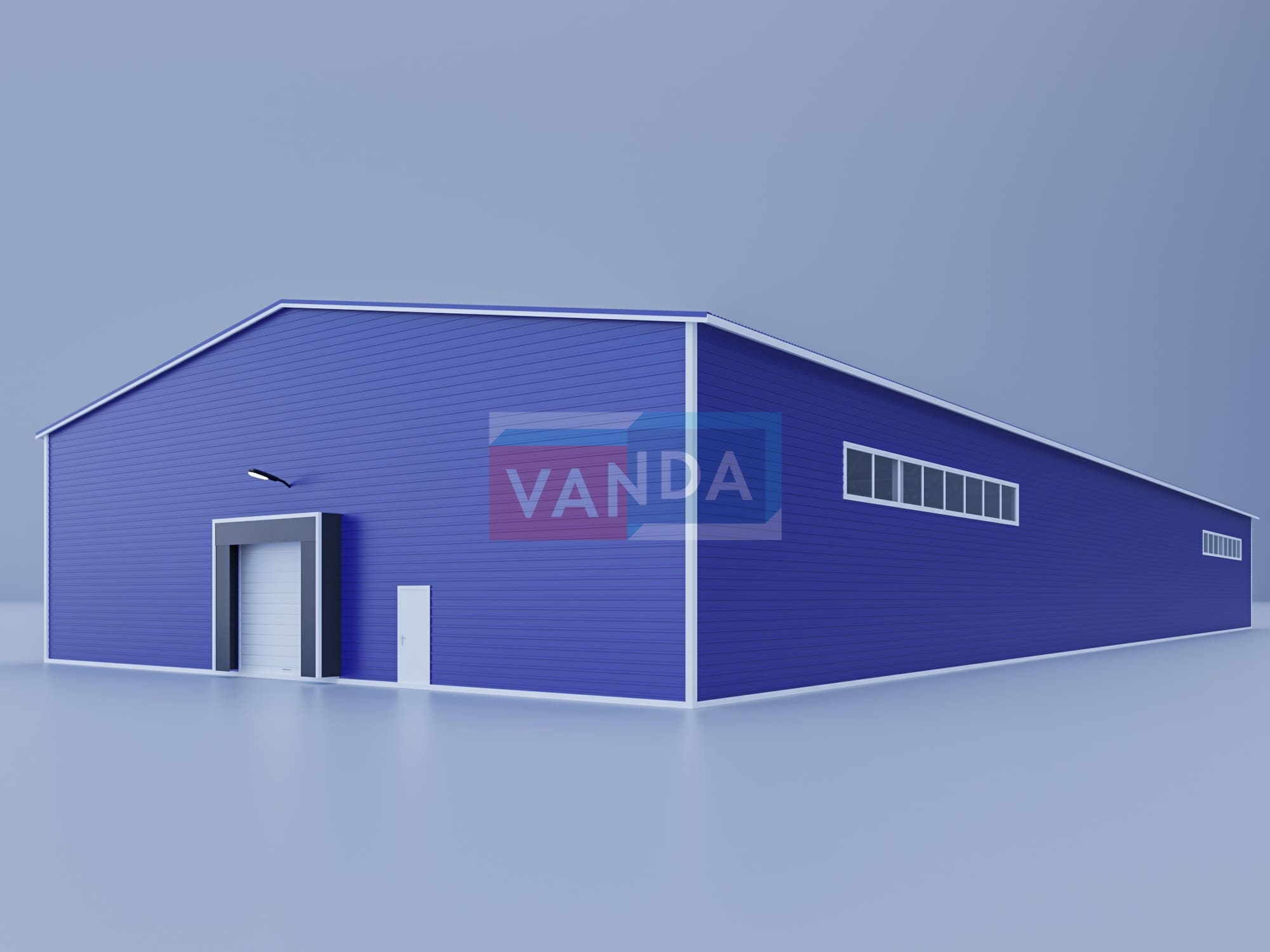 Склад из сэндвич панелей 66х24